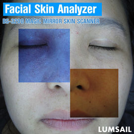 美容院の使用3D顔の皮の検光子機械12Kg重量40CM x 30CM X 35CM