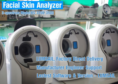 3のスキン ケアのための紫外線/PLの軽い皮の分析装置:4つの下検分システム