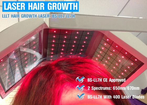 毛療法LLLTレーザー療法は実質のダイオード レーザーの毛の再生機械が付いている毛を育てます