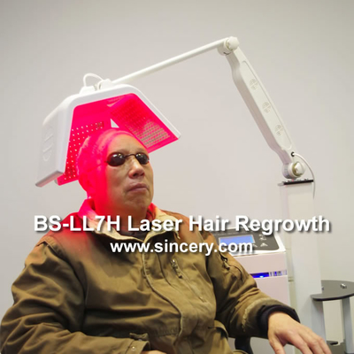 調節可能な専門レーザーの毛の再生装置650nm/670nm波長エネルギー