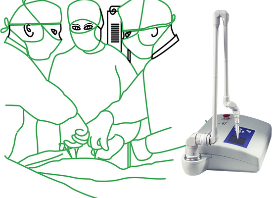 獣医の外科二酸化炭素僅かレーザー機械携帯用15W力110cmの働く半径