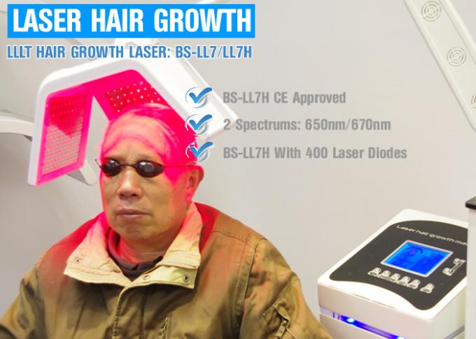毛療法LLLTレーザー療法は実質のダイオード レーザーの毛の再生機械が付いている毛を育てる